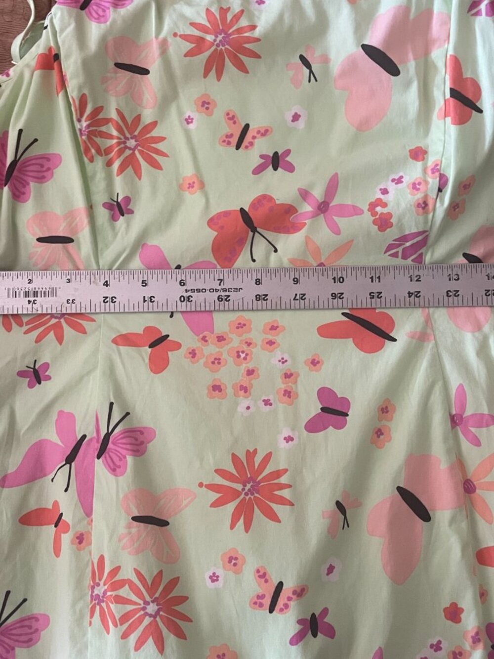 Lilly Pulitzer spaghetti strap dress. Butterfly Theme Size 4 Cotton - Picture 5 of 10